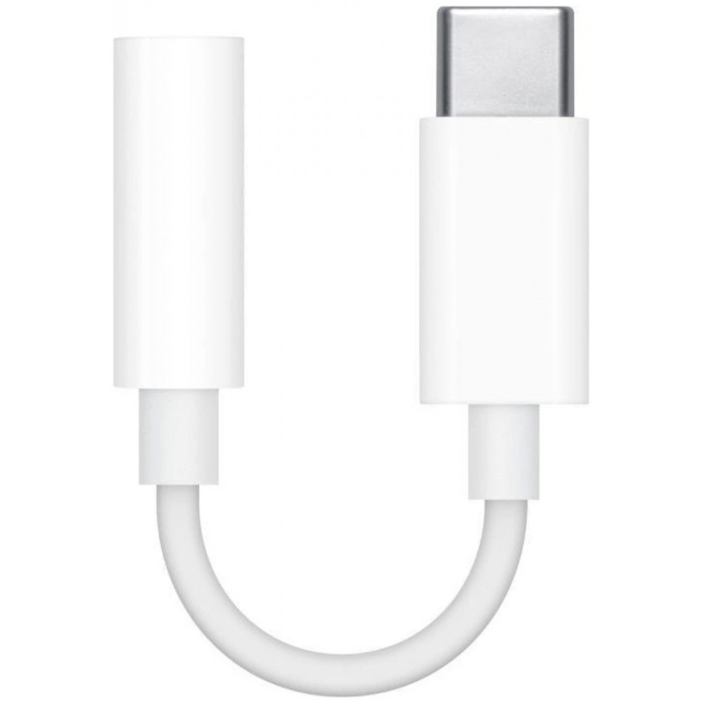 Apple original Audio Adapter AUX 3.5mm zu USB-C für iPhone und iPads - Weiss