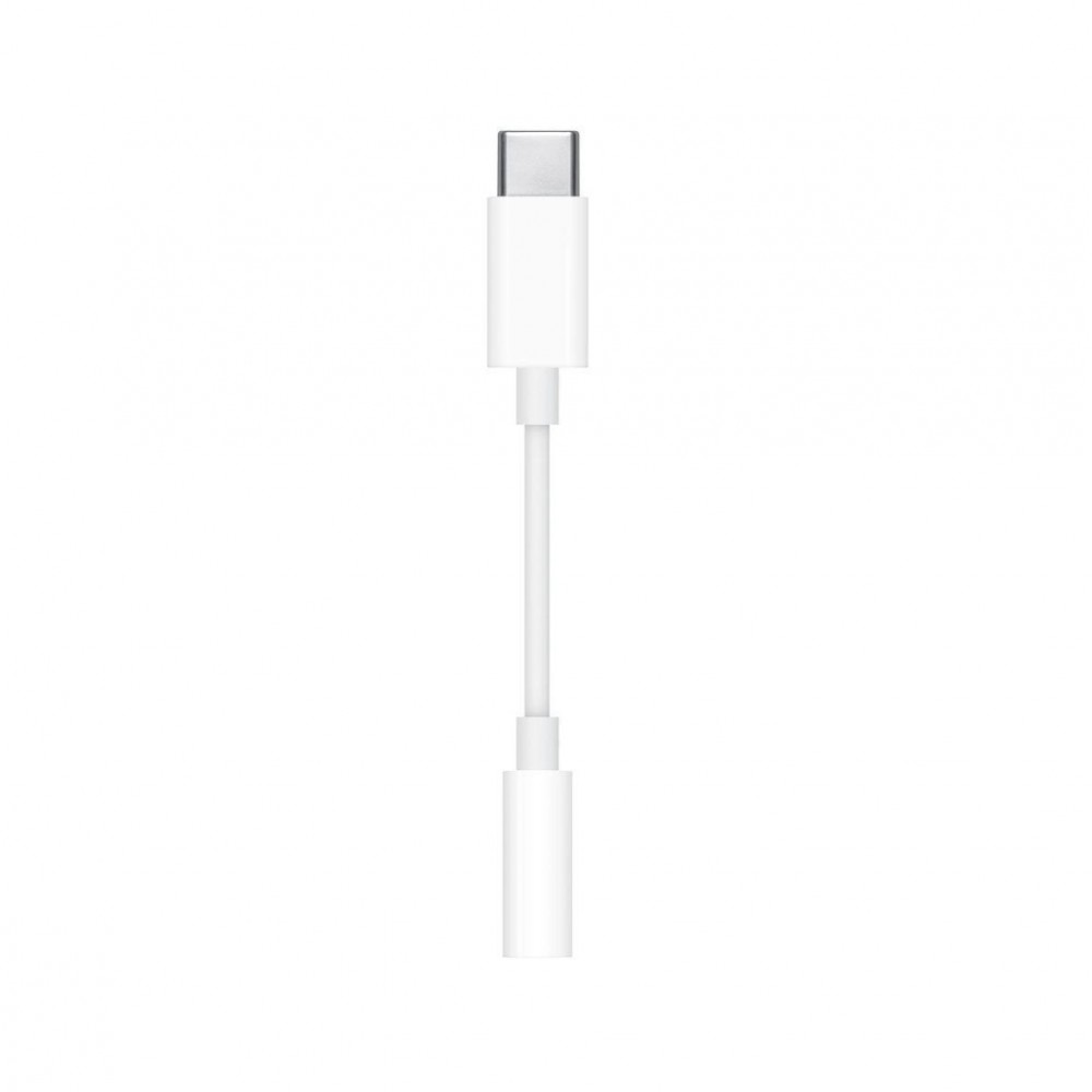 Apple original Audio Adapter AUX 3.5mm zu USB-C für iPhone und iPads - Weiss