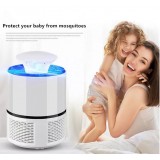 Mückenfänger USB Lampe High-Tech mit anziehendem LED Lichtwellen im Nanobereich  - Weiss