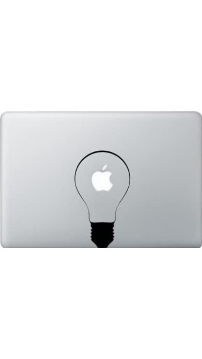 MacBook Aufkleber - Light Bulb