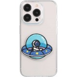 Sticker Aufkleber für Handy/Tablet/Computer 3D gestickt - Astronaut in spaceship