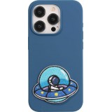 Sticker Aufkleber für Handy/Tablet/Computer 3D gestickt - Astronaut in spaceship