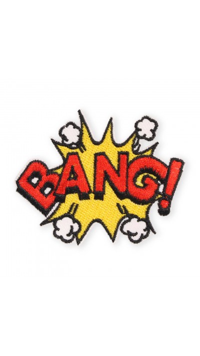 Sticker Aufkleber für Handy/Tablet/Computer 3D gestickt - BANG