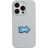 Autocollant sticker pour téléphone/tablette/ordinateur brodé en 3D - Beach Arrow Blue