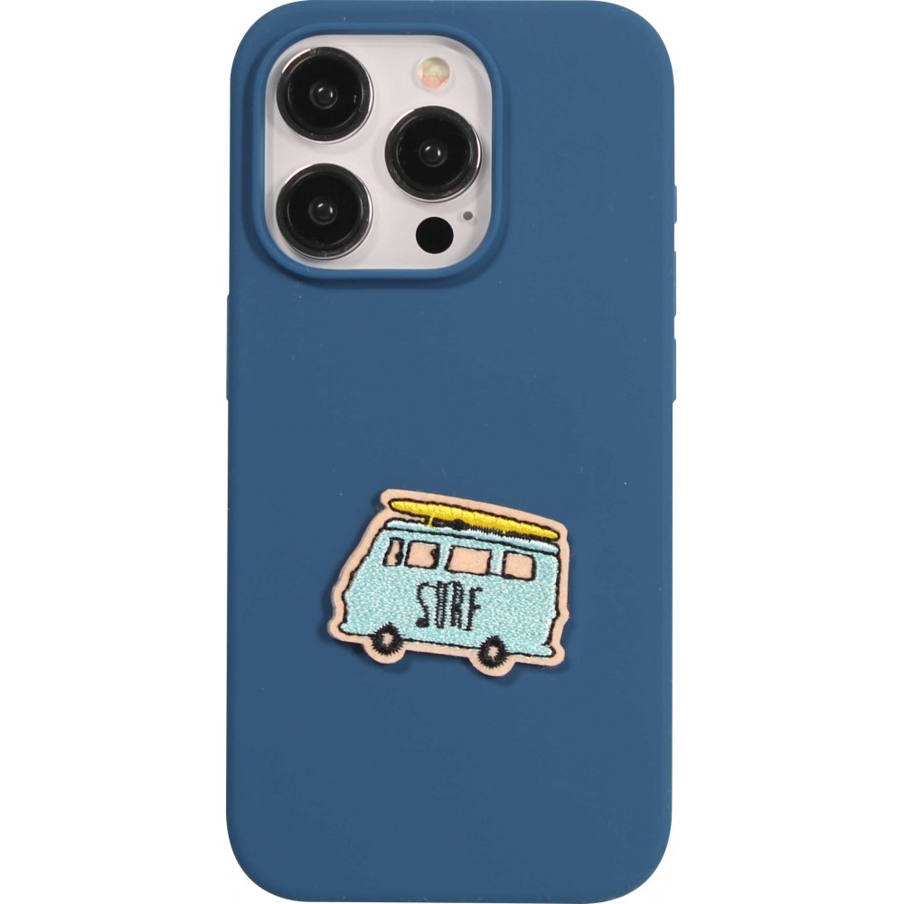 Sticker Aufkleber für Handy/Tablet/Computer 3D gestickt - Surf Bus