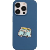 Sticker Aufkleber für Handy/Tablet/Computer 3D gestickt - Surf Bus