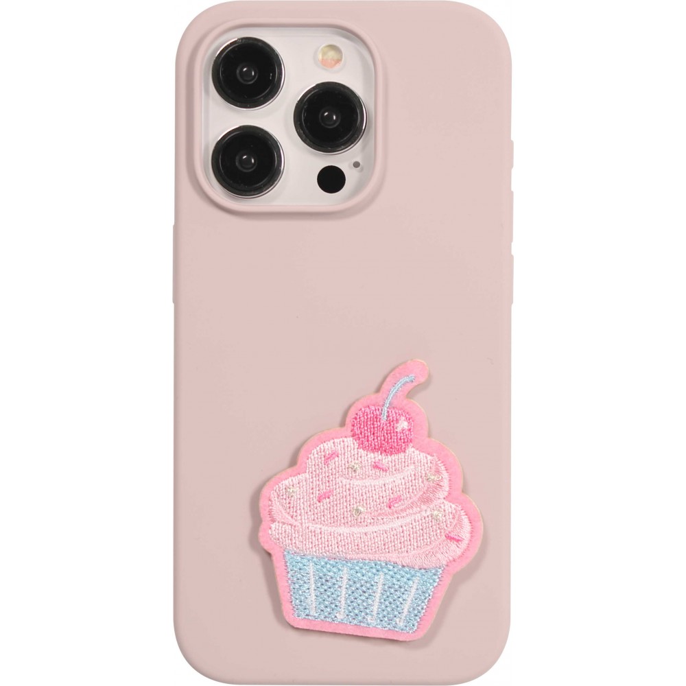 Sticker Aufkleber für Handy/Tablet/Computer 3D gestickt - Cupcake