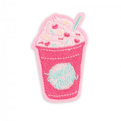 Sticker Aufkleber f&uuml;r Handy/Tablet/Computer 3D gestickt - Freezing drink