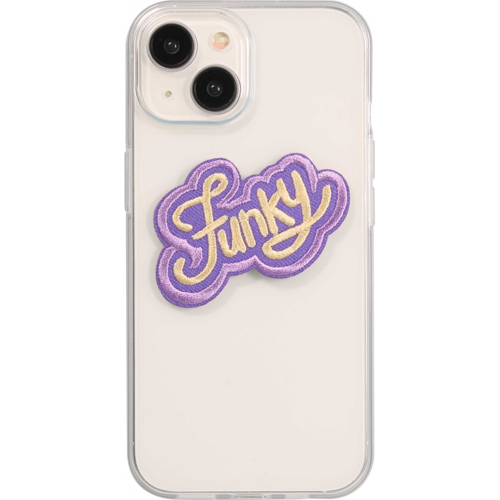 Autocollant sticker pour téléphone/tablette/ordinateur brodé en 3D - Funky