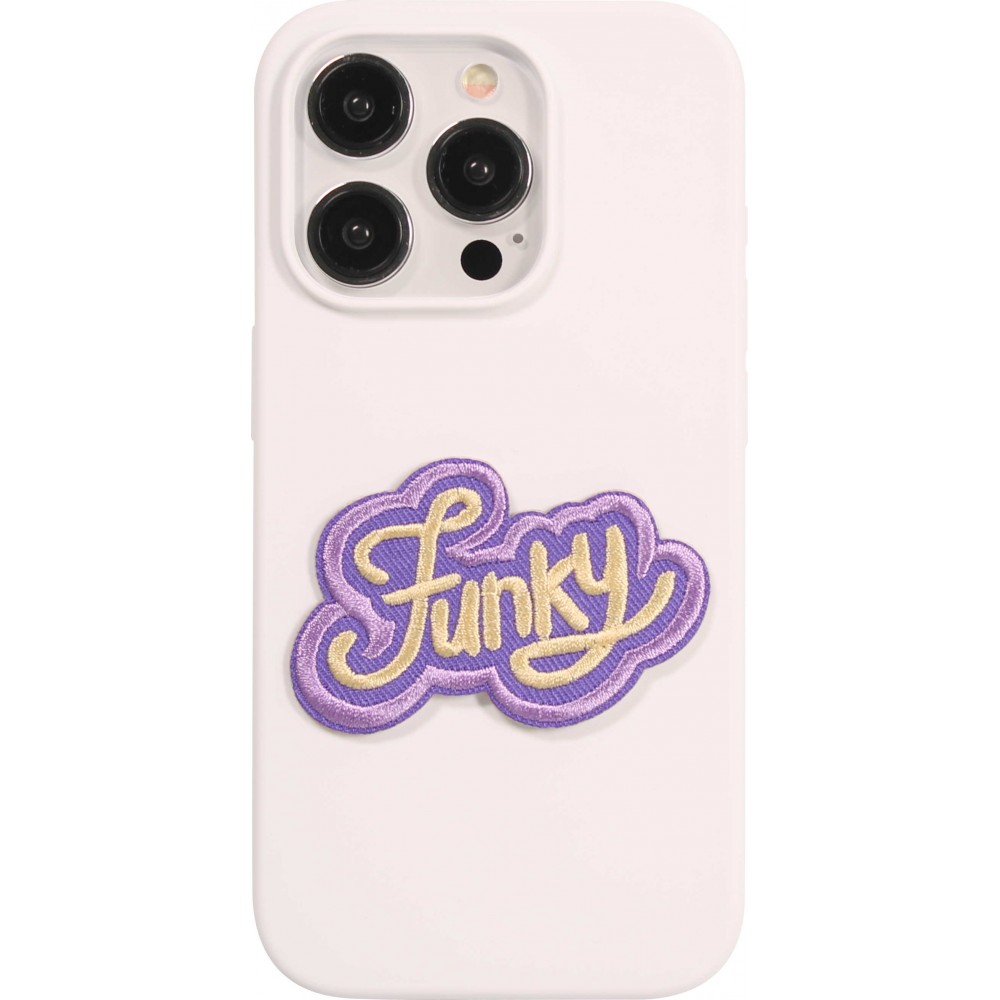 Autocollant sticker pour téléphone/tablette/ordinateur brodé en 3D - Funky