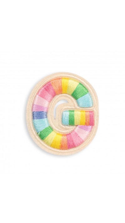 Autocollant sticker pour t&eacute;l&eacute;phone/tablette/ordinateur brod&eacute; en 3D - Lettre F