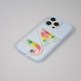 Sticker Aufkleber für Handy/Tablet/Computer 3D gestickt - Lettre H