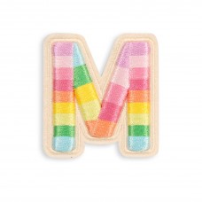 Sticker Aufkleber für Handy/Tablet/Computer 3D gestickt - Lettre M