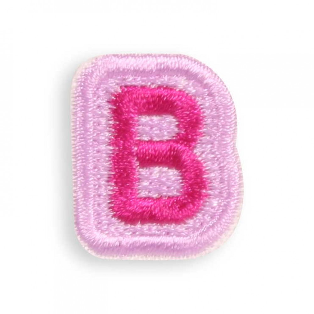 Sticker Aufkleber für Handy/Tablet/Computer 3D gestickt - Mini Lettre B