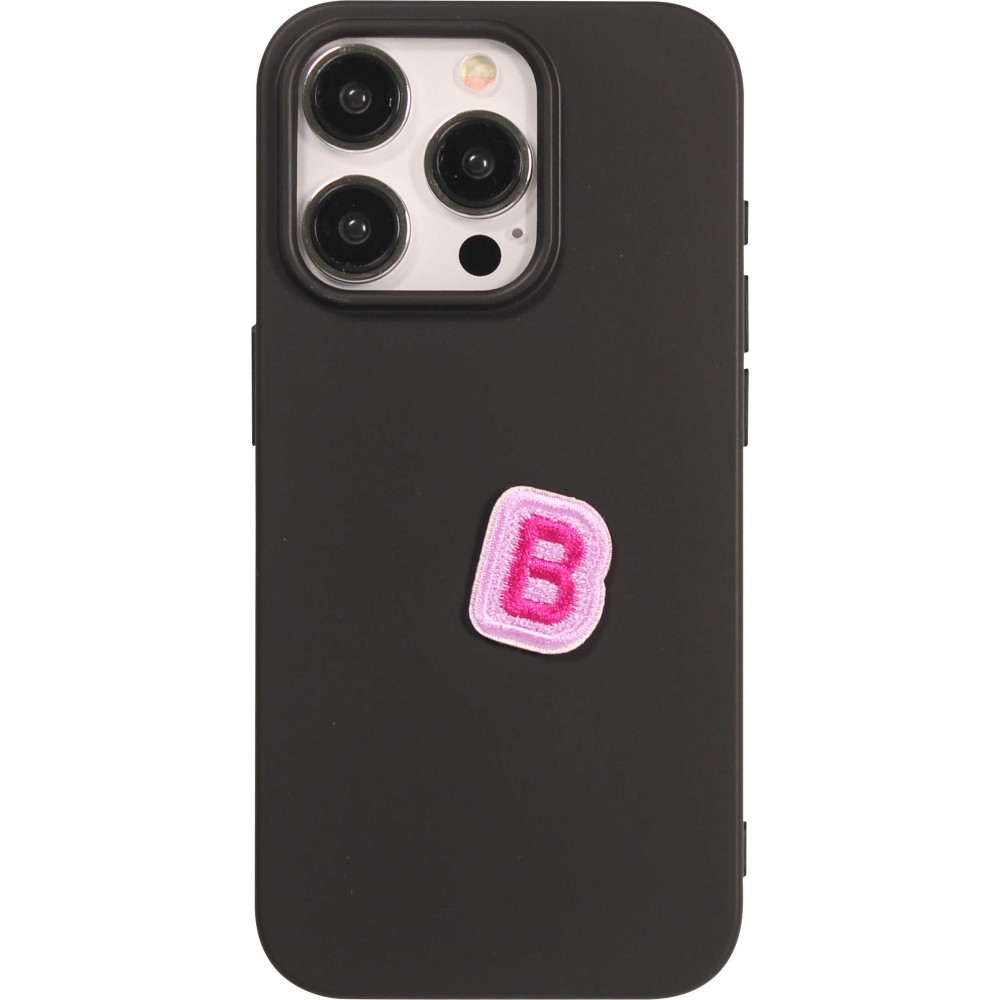 Sticker Aufkleber für Handy/Tablet/Computer 3D gestickt - Mini Lettre B