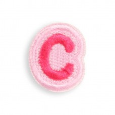 Sticker Aufkleber für Handy/Tablet/Computer 3D gestickt - Mini Lettre C