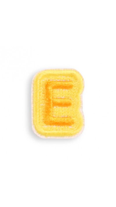 Sticker Aufkleber für Handy/Tablet/Computer 3D gestickt - Mini Lettre E
