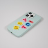 Sticker Aufkleber für Handy/Tablet/Computer 3D gestickt - Mini Lettre E