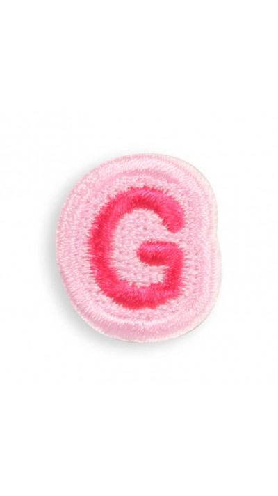 Autocollant sticker pour t&eacute;l&eacute;phone/tablette/ordinateur brod&eacute; en 3D - Lettre Mini G