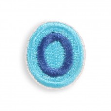 Sticker Aufkleber für Handy/Tablet/Computer 3D gestickt - Mini Lettre O