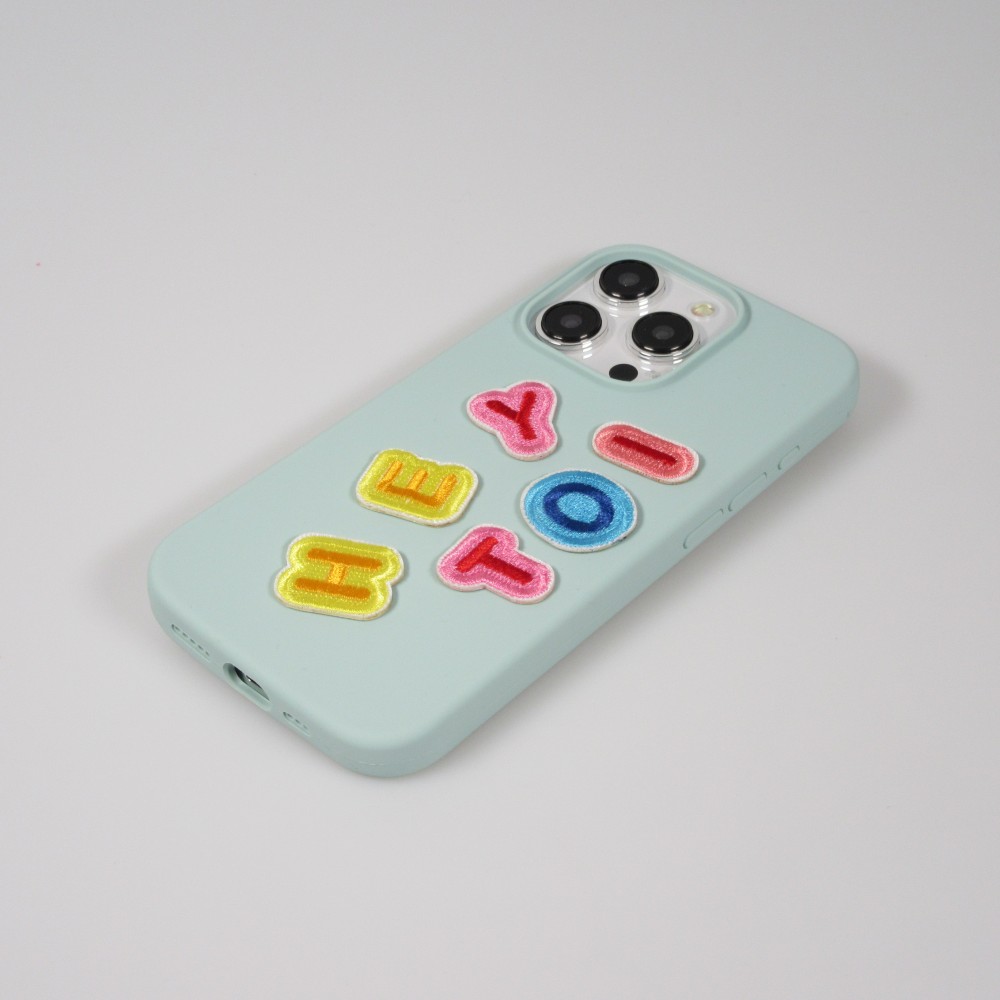 Sticker Aufkleber für Handy/Tablet/Computer 3D gestickt - Mini Lettre S