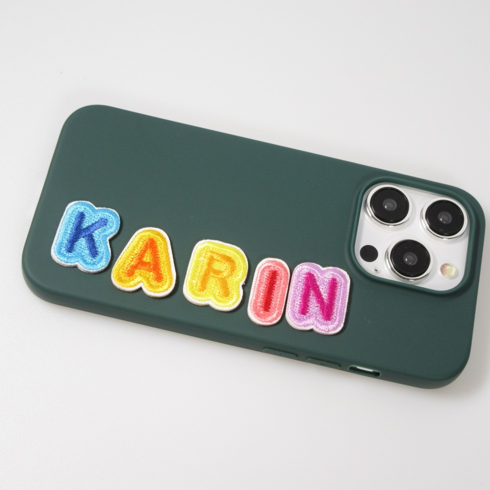 Sticker Aufkleber für Handy/Tablet/Computer 3D gestickt - Mini Lettre S