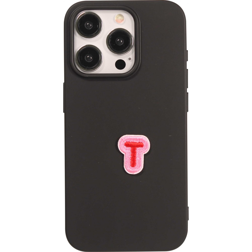 Sticker Aufkleber für Handy/Tablet/Computer 3D gestickt - Mini Lettre T