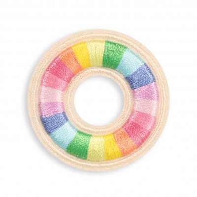 Sticker Aufkleber f&uuml;r Handy/Tablet/Computer 3D gestickt - Lettre O