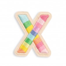 Sticker Aufkleber für Handy/Tablet/Computer 3D gestickt - Lettre X