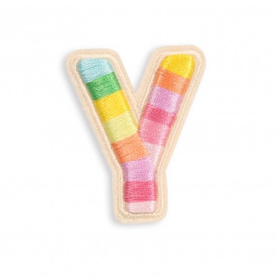 Sticker Aufkleber f&uuml;r Handy/Tablet/Computer 3D gestickt - Lettre Y