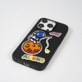 Sticker Aufkleber für Handy/Tablet/Computer 3D gestickt - Musik Note
