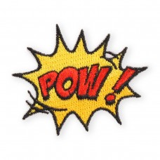 Sticker Aufkleber für Handy/Tablet/Computer 3D gestickt - POW