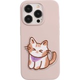 Sticker Aufkleber für Handy/Tablet/Computer 3D gestickt - Kleine süsse Katze