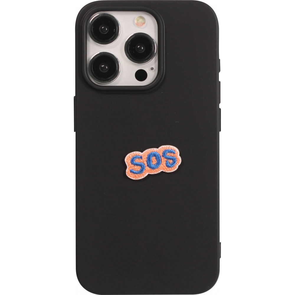 Sticker Aufkleber für Handy/Tablet/Computer 3D gestickt - SOS