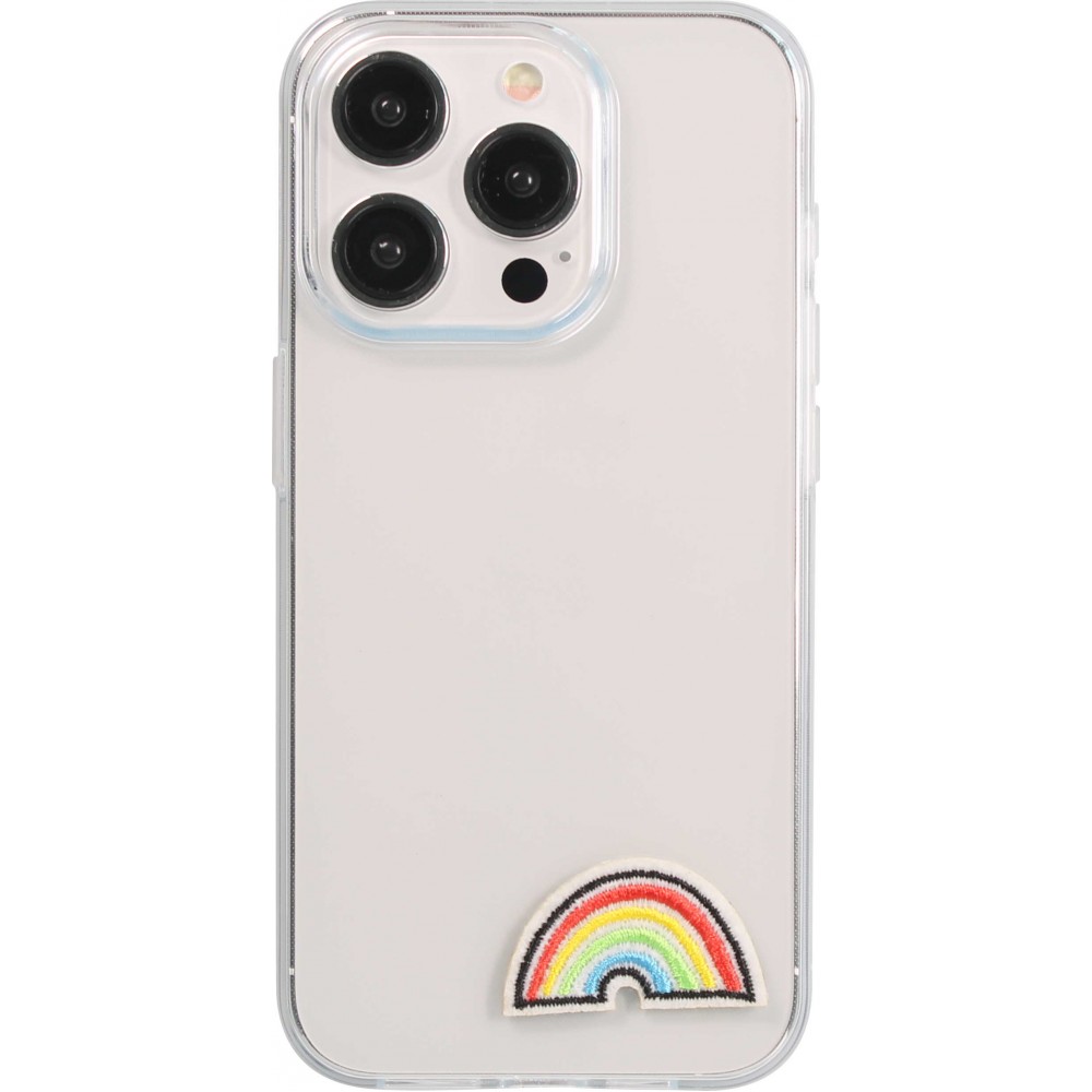 Autocollant sticker pour téléphone/tablette/ordinateur brodé en 3D - Sticker Rainbow