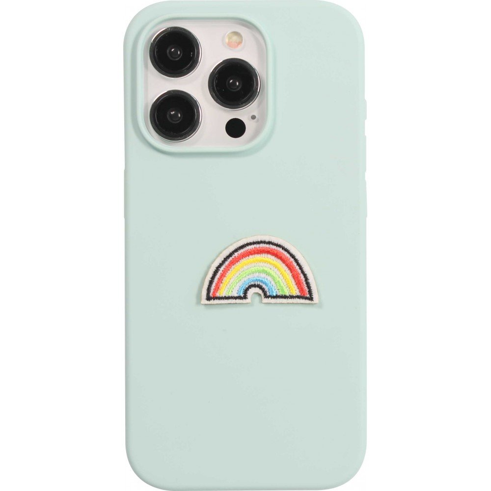 Autocollant sticker pour téléphone/tablette/ordinateur brodé en 3D - Sticker Rainbow