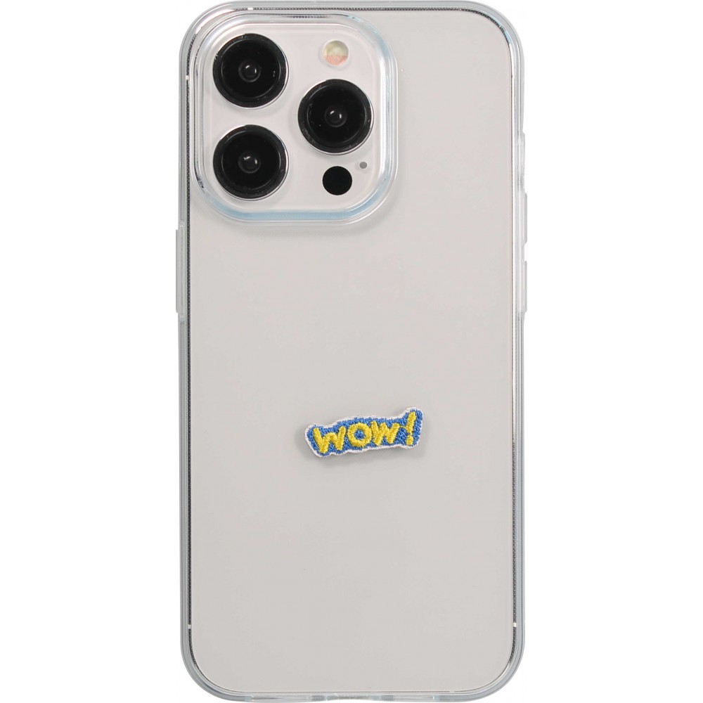 Autocollant sticker pour téléphone/tablette/ordinateur brodé en 3D - WOW! Sticker