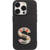 Sticker Aufkleber für Handy/Tablet/Computer 3D Pearls Regenbogen - Buchstabe S