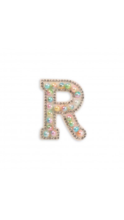 Sticker Aufkleber für Handy/Tablet/Computer 3D Pearls Multifarben - Buchstabe R Sticker Aufkleber für Handy/Tablet/Computer 3D Pearls Multifarben - Buchstabe R