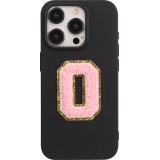 Sticker Aufkleber für Handy/Tablet/Computer 3D gestickt Hellrosa - Buchstabe o