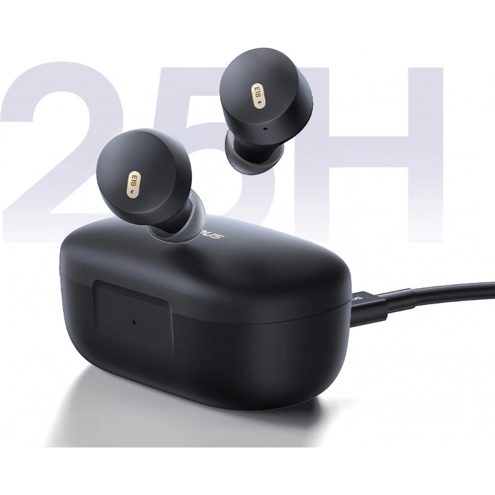 Baseus Bowie E18 Bluetooth 5.3 TWS In-Ear &eacute;couteurs IPX4 avec &eacute;tui de charge - Noir