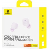 Baseus Bowie E18 Bluetooth 5.3 TWS In-Ear Kopfh&ouml;rer IPX4 mit Ladeetui - Violett