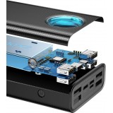 Baseus Amblight Powerbank 65W 30000mAh tragbare Ladeger&auml;t - Schwarz
