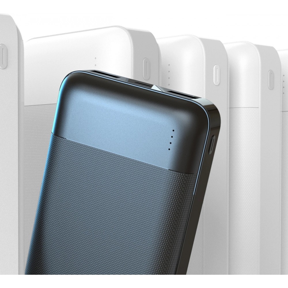 Dudao K18 Pro Power Bank 20000mAh Externe Batterie USB-A / USB-C / Micro USB Schnellladung - Schwarz