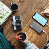 Wozinsky K65+ Power Bank 30000mAh 65W - Externe Batterie mit 2x USB-C und 1x USB-A Schnellladung - Schwarz