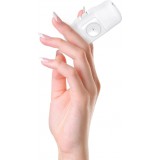 Wozinsky WF16-YCS 5000mAh 15W USB-C Mini Powerbank mit integriertem USB-C Kabel und Apple Watch Ladegerät - Weiss