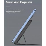 Kabelloser tragbarer externer Akku 2 in 1 MagSafe Telefonhalter 15W Power Bank (5000mAh) - Hellblau