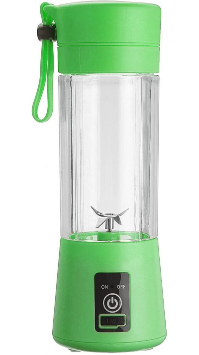 Tragbarer & kleiner Blender / Mixer für Smoothies & Protein Shakes für unterwegs (380ml) - Grün