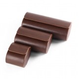 Luxuriöse und hochwertige Uhren Aufbewahrungs Box Kunstleder und weichem Uhrenkissen - 2 Uhren - Braun