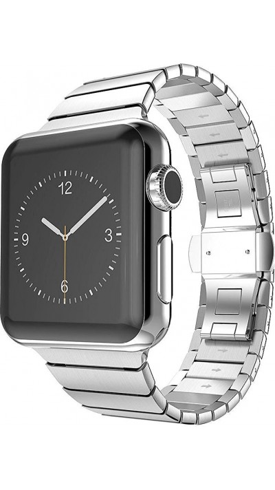 Premium-Vollstahlarmband silber - Apple Watch 38/40/41/42 mm